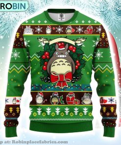 Cute Totoro Merry Xmas My Neighbor Totoro Studi Ghibli Ugly Christmas Sweater