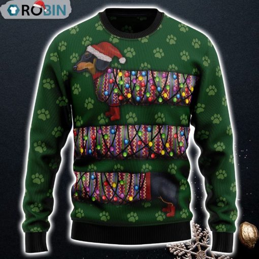 Dachshund Ugly Christmas Sweater