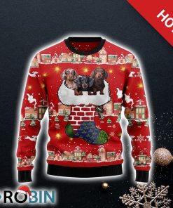 Dachshund Dog Light Up Ugly Christmas Sweater, Dog Lover Christmas Sweater