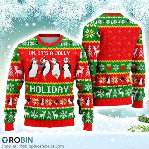 Dancing Penguin Ugly Christmas Sweatshirt