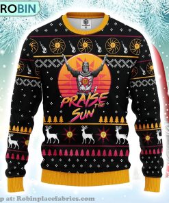 Dark Souls Praise The Sun Ugly Christmas Sweater
