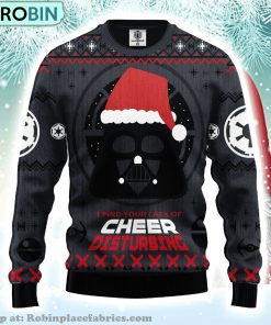 Darth Vader I Pind Your Lack Of Cheer Disturbing Ugly Christmas Sweater