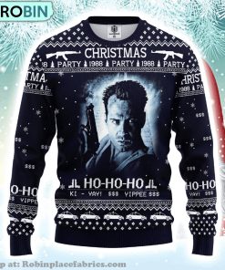 Die Hard Christmas Party 1988 Ugly Christmas Sweater
