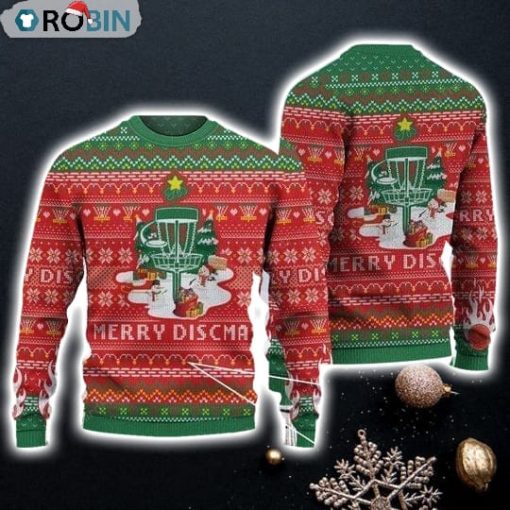 Disc Golf Lovers Merry Discmas Xmas Awesome Gift For Christmas