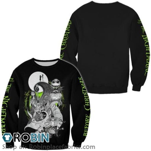 Disney The Nightmare Before Christmas Ugly Sweater 3D Printeds
