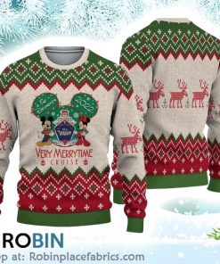 Disney Very Merrytime Cruise Christmas Ugly Sweater 3D Printed