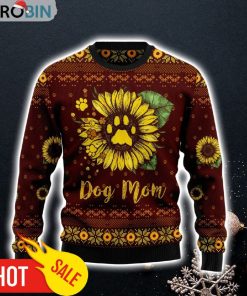 Dog Mom Ugly Christmas Sweater