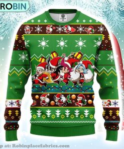 Dragon Ball Anime Merry Xmas Santa Dragon Ball Kid Ugly Christmas Sweater