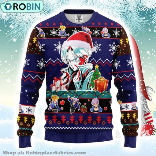 Dragon Ball Anime Merry Xmas Santa Trunk Ugly Christmas Sweater