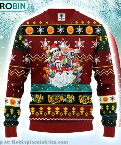 Dragon Ball Anime Merry Xmas Ugly Christmas Sweater Dragon Ball Anime Merry Xmas Ugly Christmas Sweater