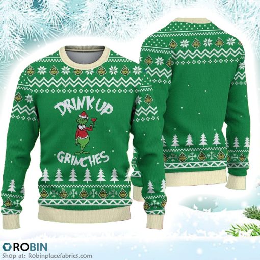 Drinkup Grinchess Christmas Ugly Sweater 3D Printed