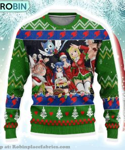 Fairy Tail Anime Christmas 6 Fairy Tail Anime Gift Fan Christmas Ugly Sweater