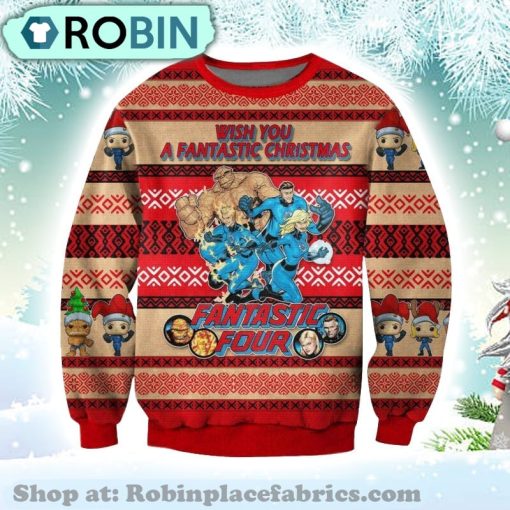 Fantastic Four Ugly Christmas Sweater