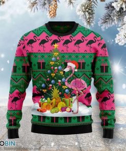 Flamingo Christmas 3D Ugly Christmas Sweatshirt Flamingo Christmas 3D Ugly Christmas Sweatshirt