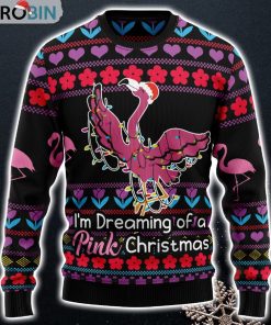 Flamingo Pink Christmas Ugly Christmas Sweater
