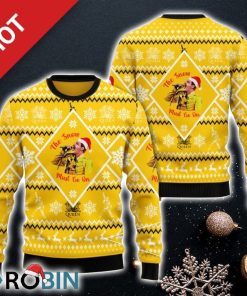 Freddie Mercury Ugly Sweater Yellow Christmas For Men And Women Gift
