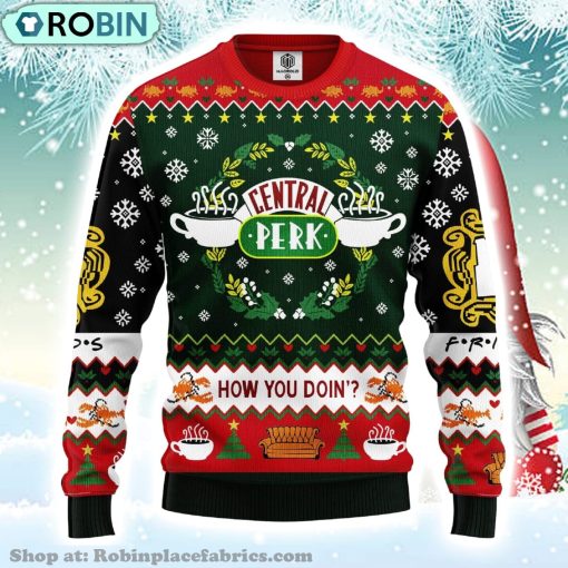 Friends Tv Show How You Doin Ugly Christmas Sweater
