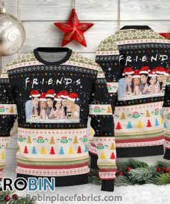 Friends Tv Show Ugly Christmas Ugly Sweater 3D Printed