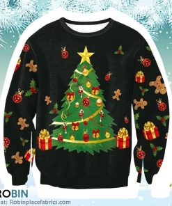 Funny Christmas Tree Xmas Christmas Ugly Sweater 3D Printed Funny Christmas Tree Xmas Christmas Ugly Sweater 3D Printed