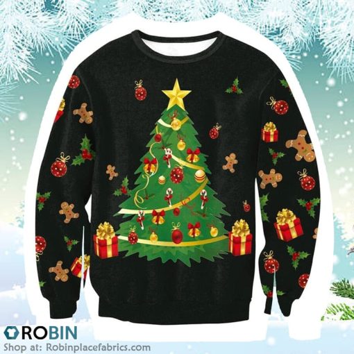 Funny Christmas Tree Xmas Christmas Ugly Sweater 3D Printed