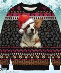 Funny Corgi Dog Merry Christmas Sweatshirt Christmas Ugly Sweater 3D Printed Funny Corgi Dog Merry Christmas Sweatshirt Christmas Ugly Sweater 3D Printed
