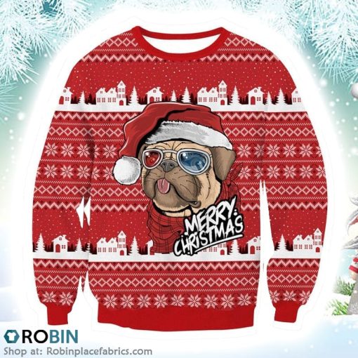 Funny Merry Christmas Naughty And Nice Christmas Ugly Sweater 3D Printed