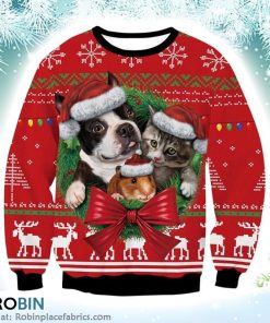 Funny Merry Christmas Whimsical Holiday Hilarity Christmas Ugly Sweater 3D Printed