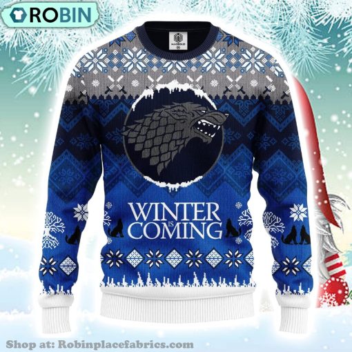 Game Of Thrones Movie Gifts Winter Is Coming Ugly Christmas Sweater