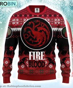 Game Of Thrones Targaryen Ugly Christmas Sweater