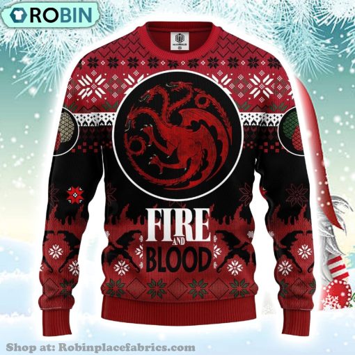 Game Of Thrones Targaryen Ugly Christmas Sweater
