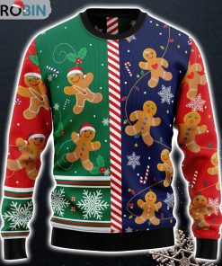 Gingerbread Christmas Cookie Ugly Christmas Sweater