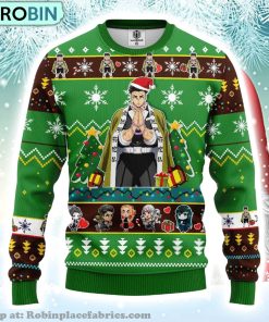Gyomei Himejima Demon Slayer Anime Ugly Christmas Sweater