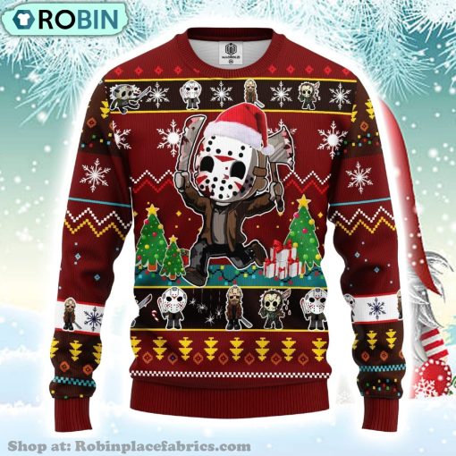 Halloween Friday The 13th Jason Voorhees Horror Movies Ugly Christmas Sweater