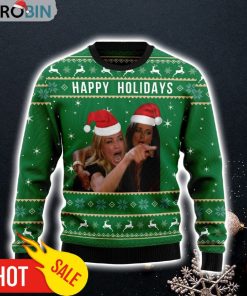 Happy Holiday Ugly Christmas Sweater