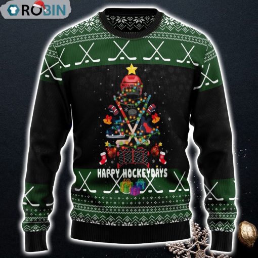Hockey Christmas Ugly Christmas Sweater