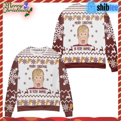 Home Alone Merry Christmas Ya Filthy Animal Ugly Christmas Sweatshirt, Sweater – All Over Print 3d Sweater