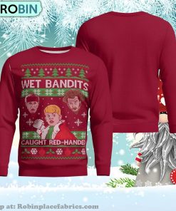 Home Alone Wet Bandits Caught Red Handed Christmas Ugly Sweater