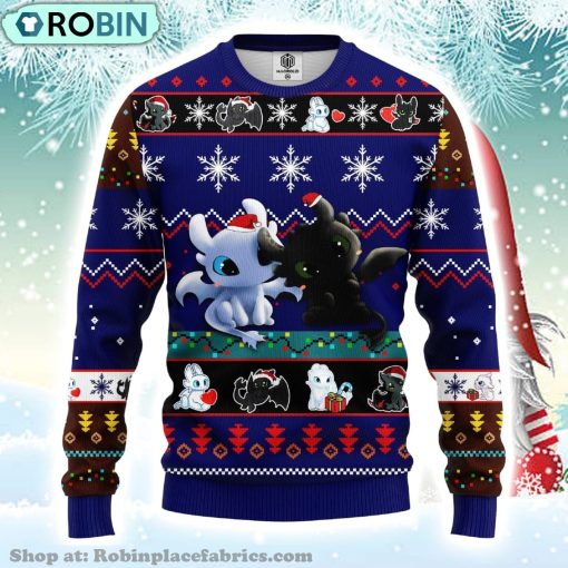 How To Train Your Dragon Toothless Love Ugly Christmas Sweater