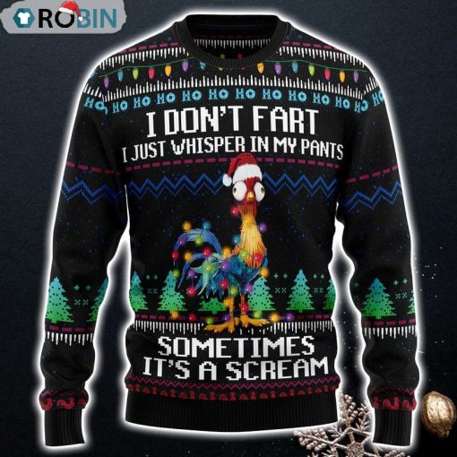 It‘s Scream Chicken Funny Sweaters Ugly Christmas Sweater