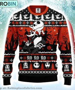 Jack And Zero Nightmare Before Christmas Ugly Christmas Sweater