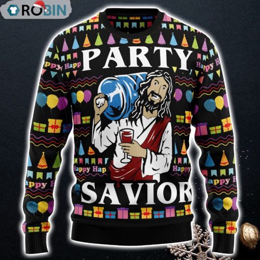 Jesus’s Party Ugly Christmas Sweater