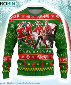 Jujutsu Kaisen Anime Christmas 14 Jujutsu Kaisen Anime Gift Fan Christmas Ugly Sweater