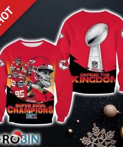 Kansas City Chiefs Super Bowl Lvii Champion Unisex Christmas Ugly Sweater Sweatshirt