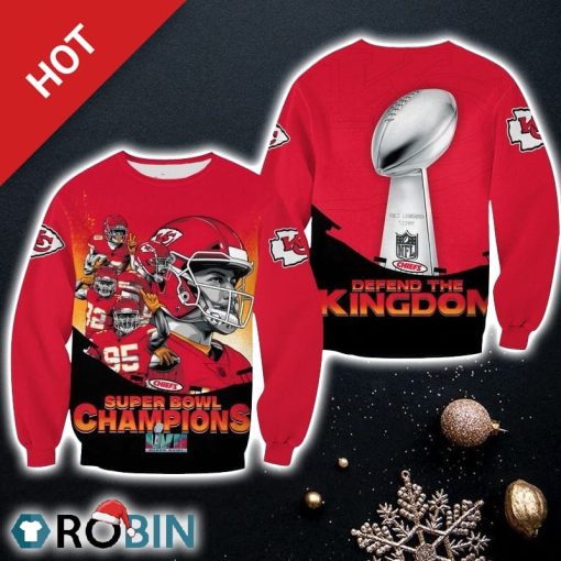 Kansas City Chiefs Super Bowl Lvii Champion Unisex Christmas Ugly Sweater Sweatshirt