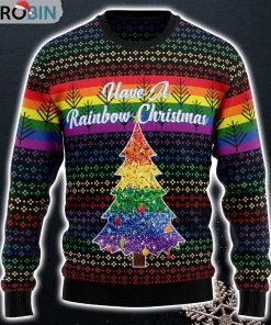 Lgbt Rainbow Funny Sweaters Ugly Christmas Sweater