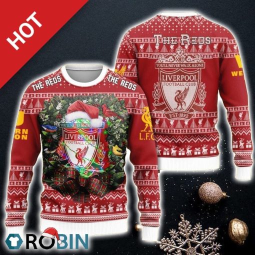 Liverpool Logo Hat Ugly Sweater Christmas For Men And Women Gift