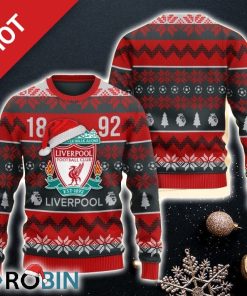Liverpool Ugly Sweater Christmas Black For Men And Women Gift