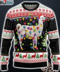 Llama Hit That Ugly Christmas Sweater