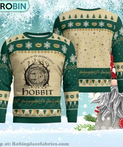 Lord Of The Ring Live A Hobbit Live A Hobbit Lotr Ugly Christmas Sweater
