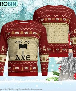 Lord Of The Rings And My Axe Lotr And My Axe Lotr Ugly Christmas Sweater